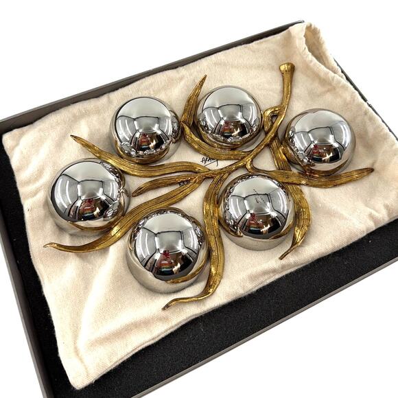 Michael Aram Palm Collection 6-Compartment Seder Plate - Picture 6 of 9